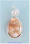Crazy Lace Agate Pendant