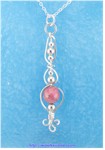Rhodonite Bead Pendant