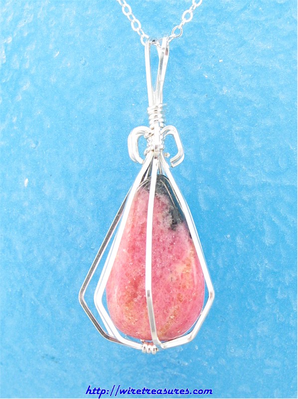 Rhodonite Nugget Pendant