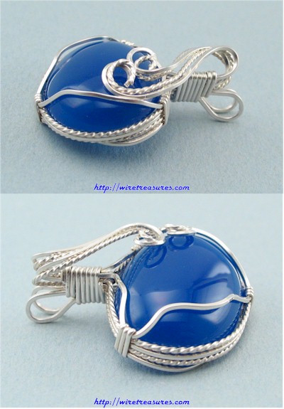 Blue Agate Pendant