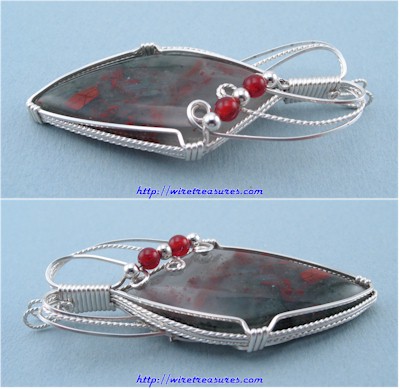 Swazi Bloodstone Pendant