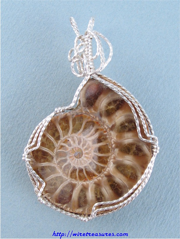 Ammonite Fossil Pendant
