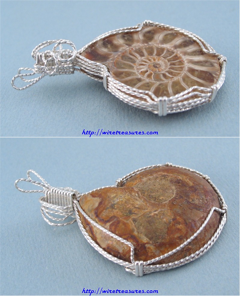 Ammonite Fossil Pendant