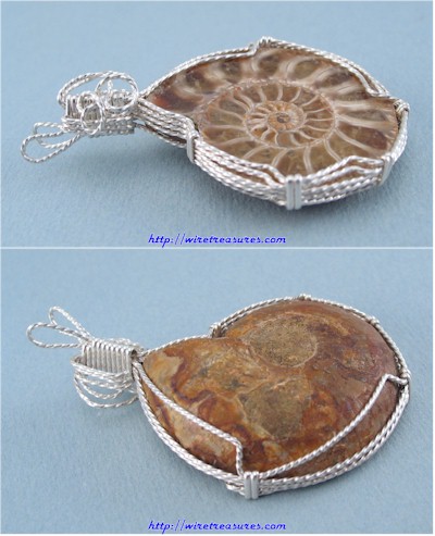 Ammonite Fossil Pendant
