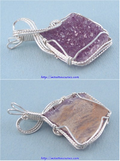 Amethyst Crystals Pendant