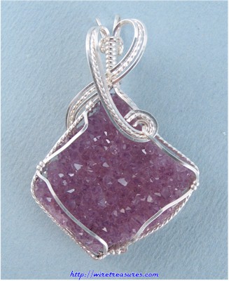 Amethyst Crystals Pendant