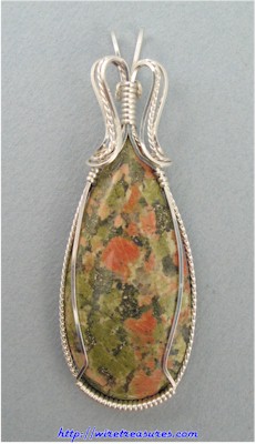 Unakite Pendant