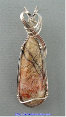 Lace Agate Pendant