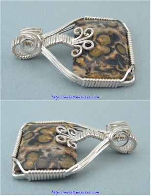 Leopardskin Jasper Pendant