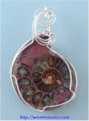 Ammonite Fossil Pendant