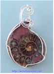 Ammonite Fossil Pendant