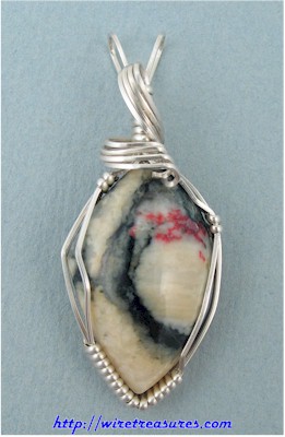 Cinnabar Quartz Pendant