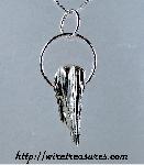 Pinestraw Cast Silver Pendant