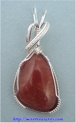 Red Agate Pendant