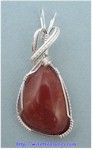 Red Agate Pendant