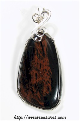 Mahogany Obsidian Pendant