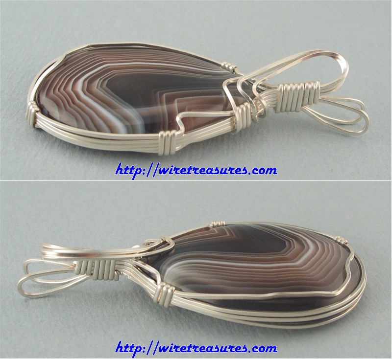 Tuxedo Agate Pendant