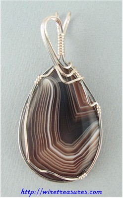Tuxedo Agate Pendant