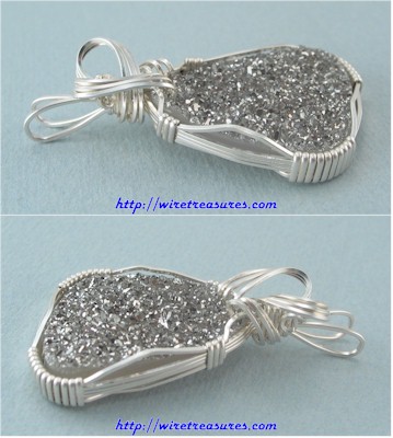 Titanium Druzy Pendant