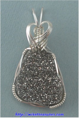 Titanium Druzy Pendant