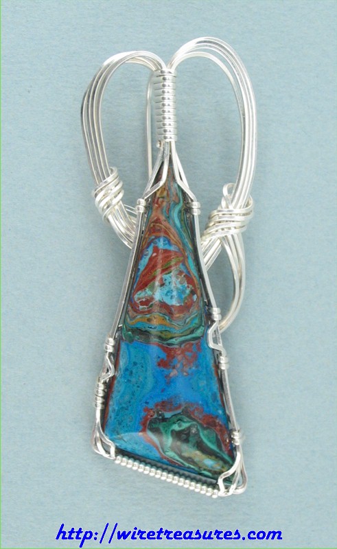 Rainbow Cal Silica Pendant