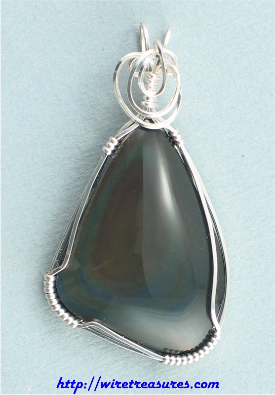 Rainbow Obsidian Pendant