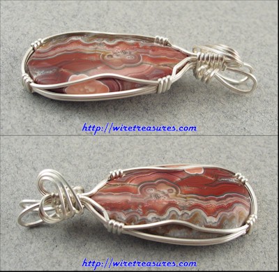 Lace Agate Pendant