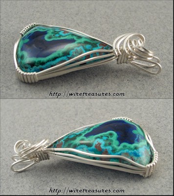 Malachite & Azurite Pendant