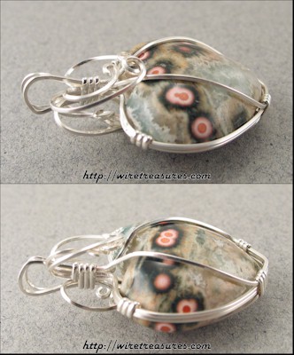 Ocean Jasper Heart Pendant