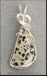 Dalmation Jasper Pendant