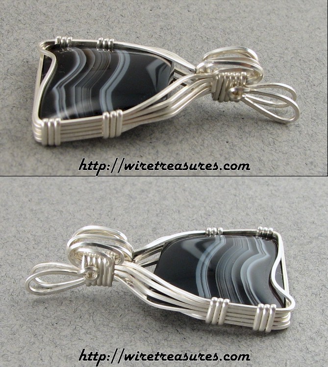 Tuxedo Agate Pendant