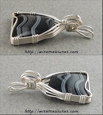 Tuxedo Agate Pendant