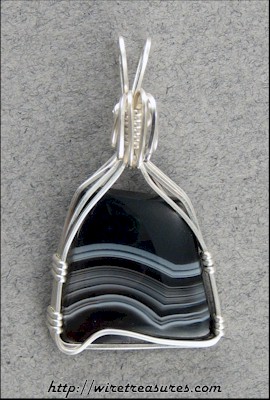 Tuxedo Agate Pendant