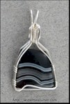 Tuxedo Agate Pendant
