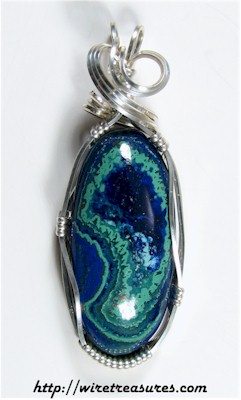 Malachite & Azurite Pendant