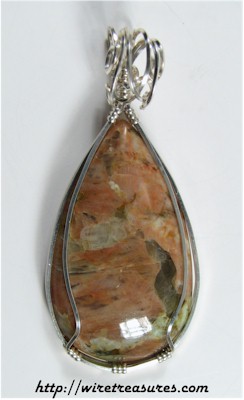 Pink Feldspar Pendant