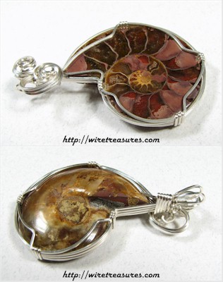 Ammonite Fossil Pendant