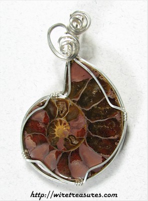 Ammonite Fossil Pendant