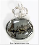 Chinese Picture Rock Pendant