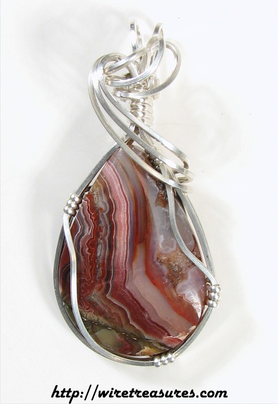 Lace Agate Pendant