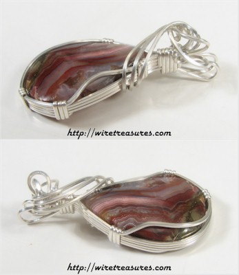 Lace Agate Pendant