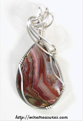 Lace Agate Pendant