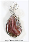 Lace Agate Pendant