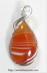 Red Agate Pendant