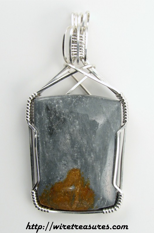 Blue Hickorite Pendant