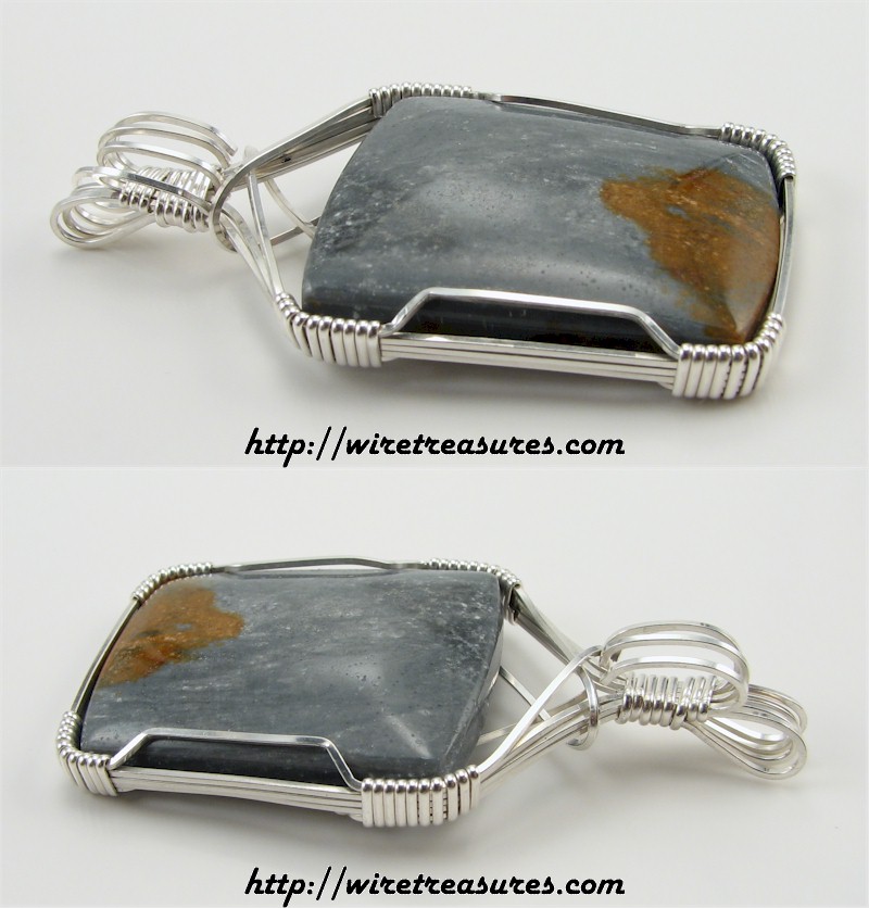 Blue Hickorite Pendant