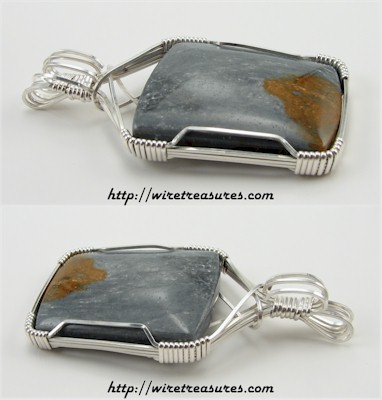 Blue Hickorite Pendant