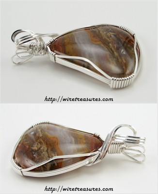 Rainbow Ridge Agate Pendant