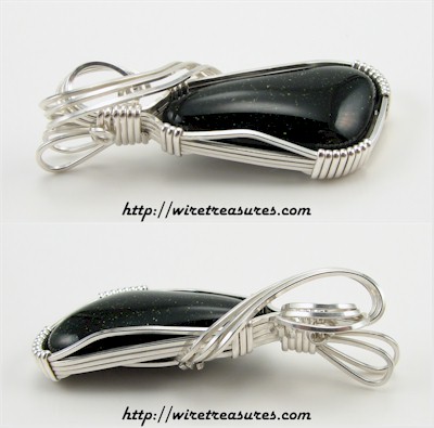 Green Goldstone Pendant