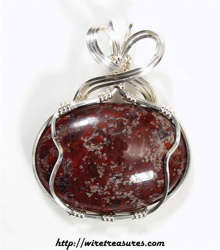 Poppy Jasper Pendant